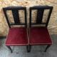 Pair old chair art deco
