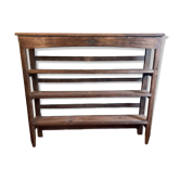 Baker's shelf, kitchen shelf, collection shelf from the early 19th century, oak.