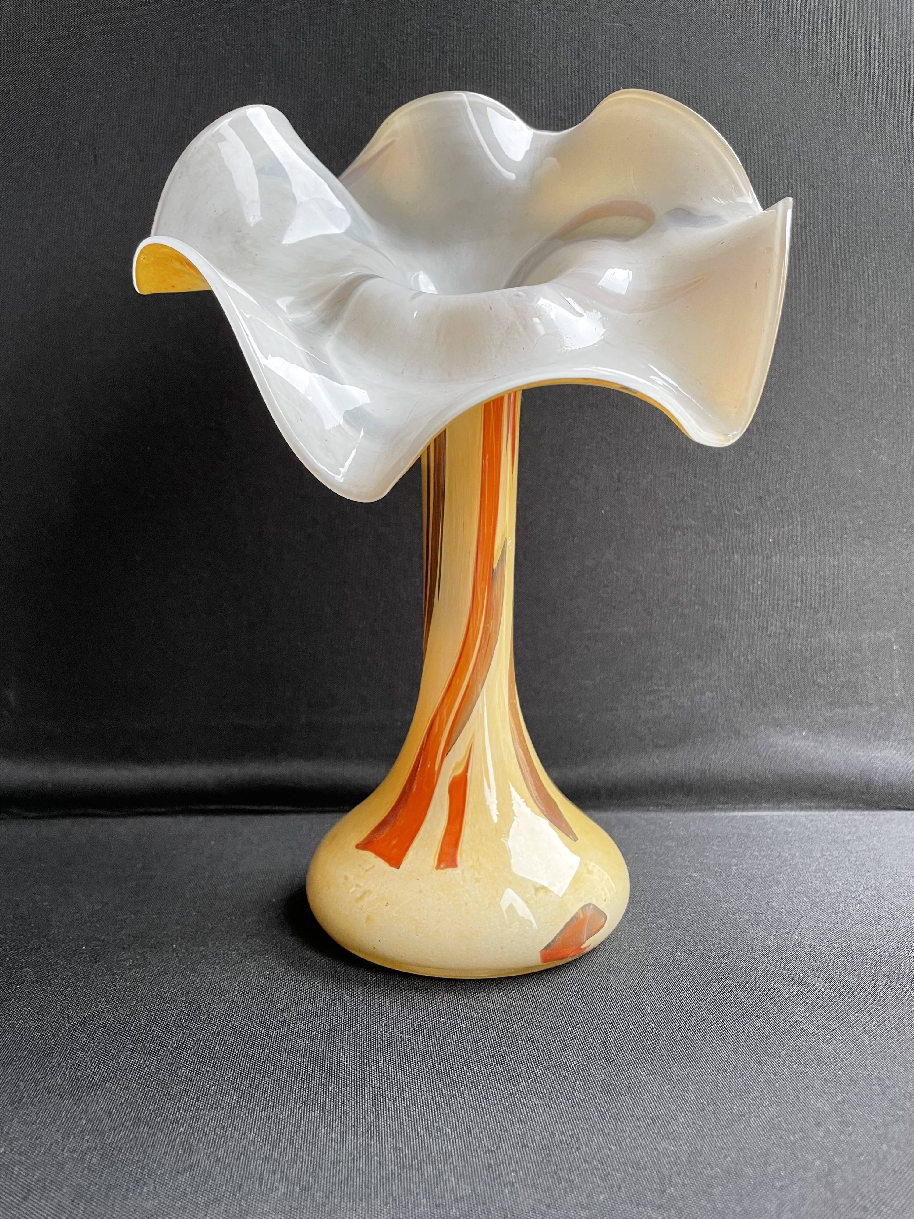 Verreries de Clichy ou de La Plaine Saint Denis - Vase soliflore