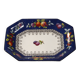 Decorative plate in fine porcelain Wegdwood & Co, 26x19cm, rare, average condition.
