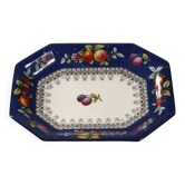 Decorative plate in fine porcelain Wegdwood & Co, 26x19cm, rare, average condition.