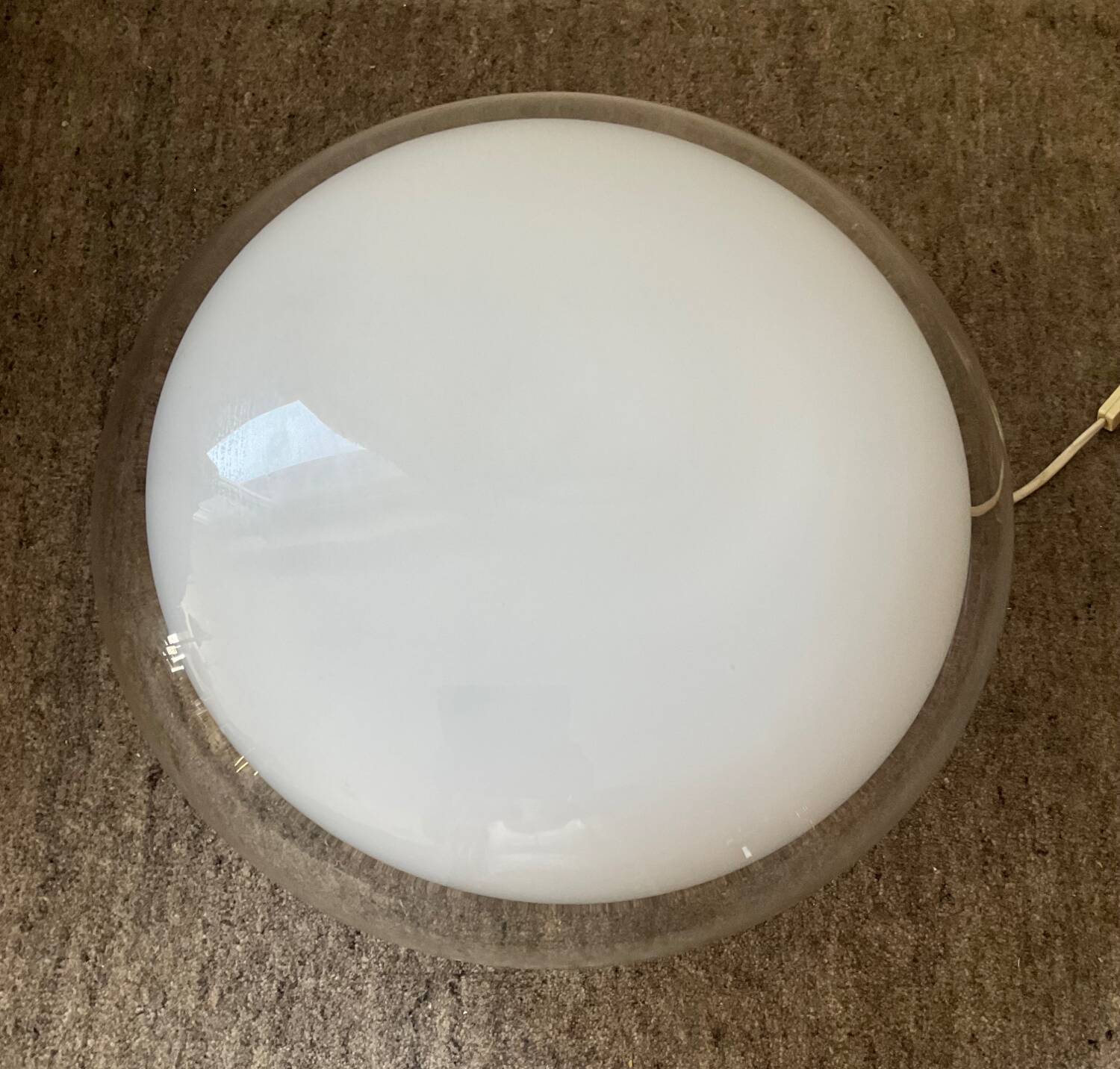 Roberto Pamio mushroom ceiling light for Leucos 1970s