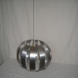 Aluminum pendant lamp from the 60s - 70s