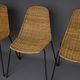 Mid-Century Wicker Chairs by Gian Franco Legler, 1950s. Set of 4