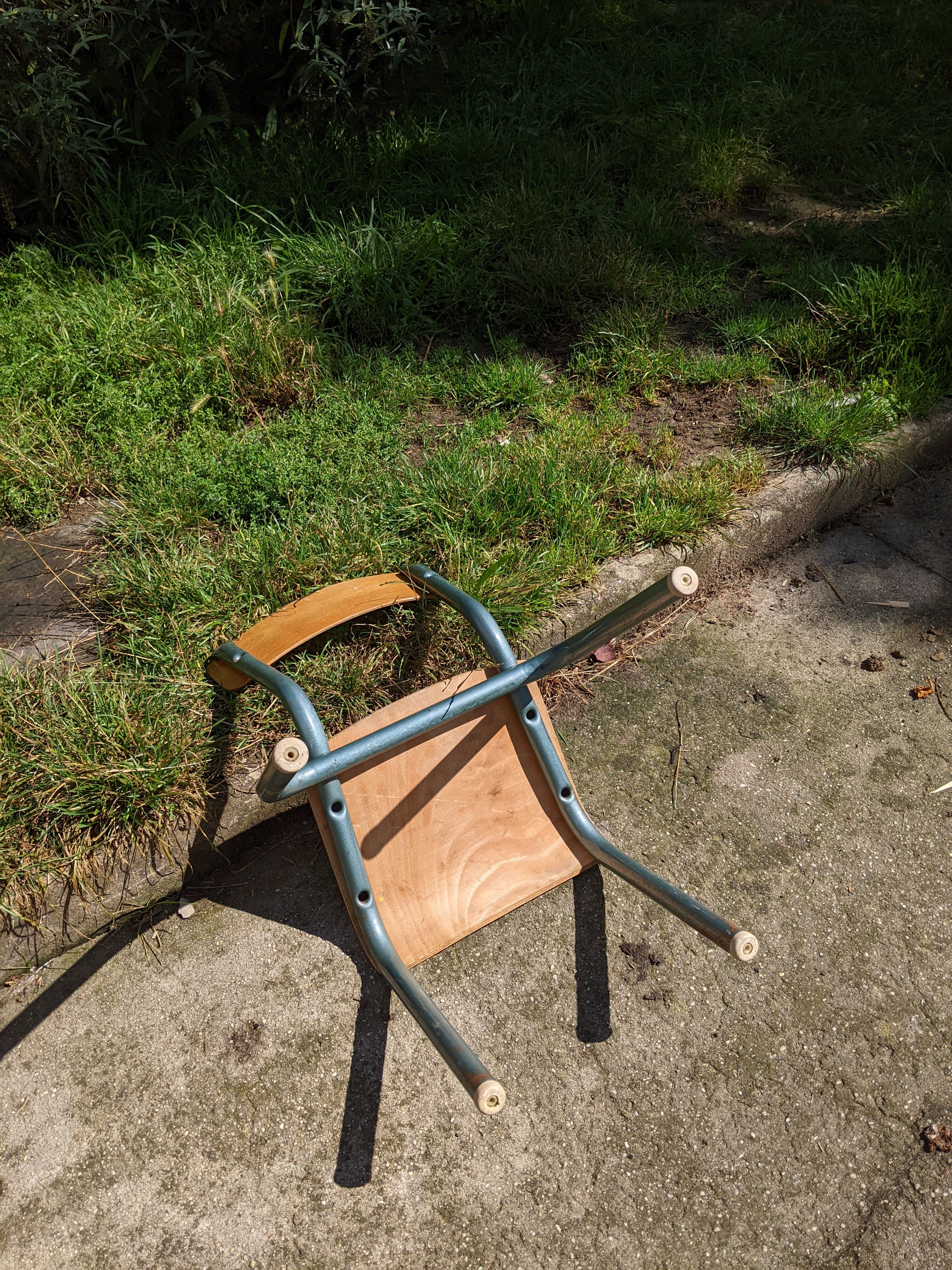 Old mullca 511 school chair for small child vintage nursery