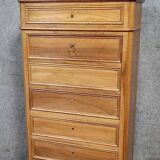 Napoleon III period secretary in a faux walnut chest of drawers