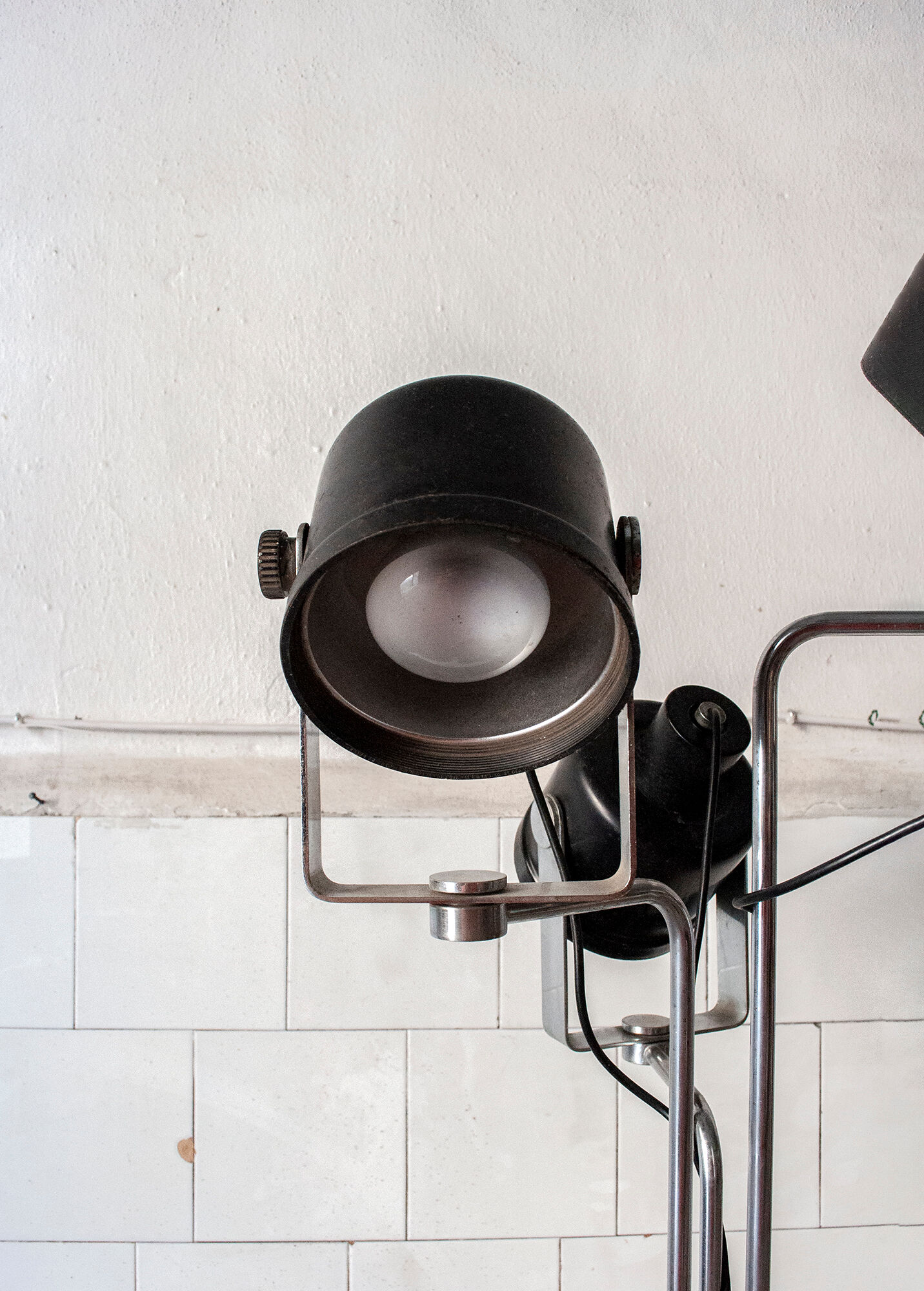 Floor lamp three lights by Luci Milano Anni '70
