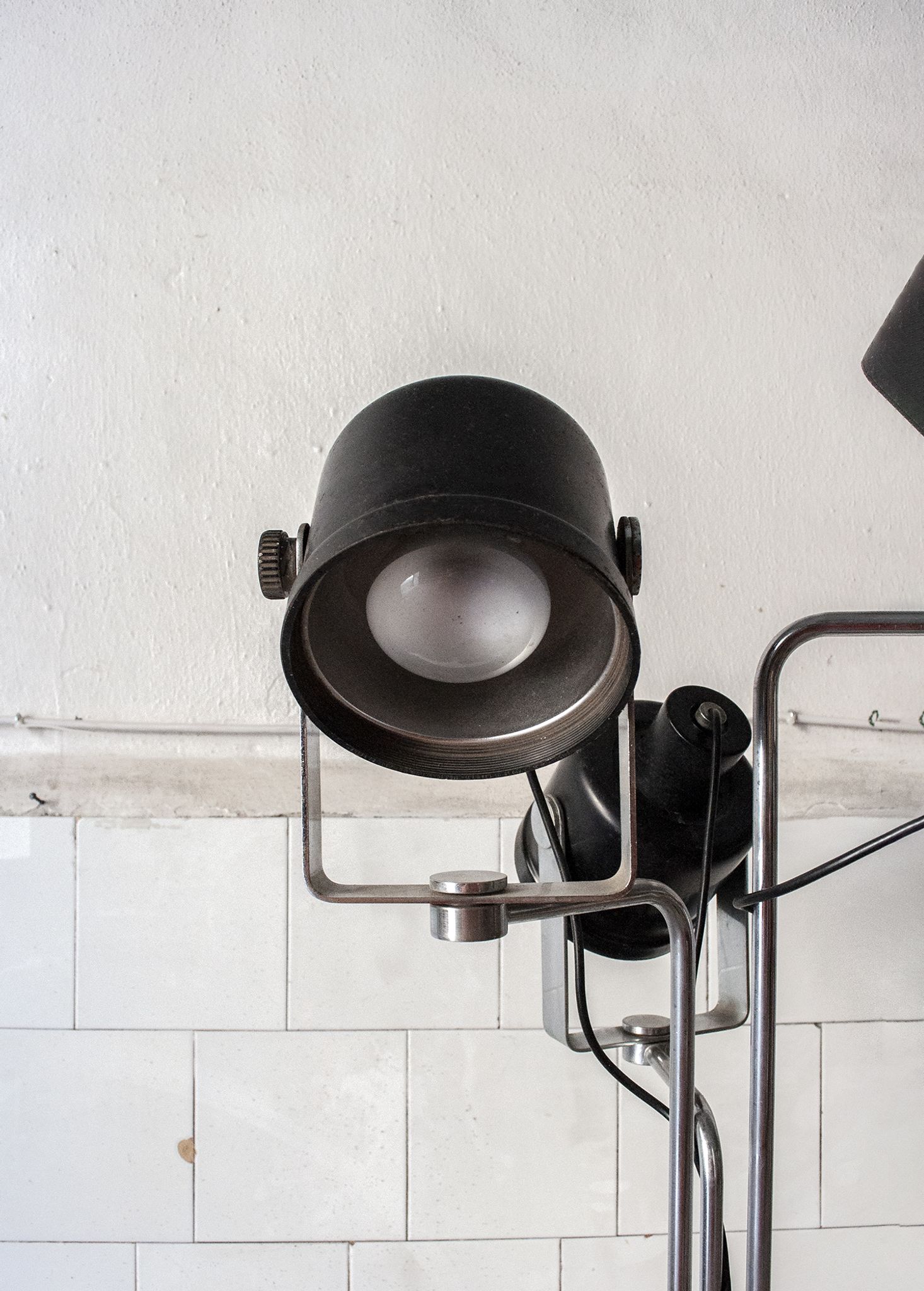 Lampadaire trois lumières de Luci Milano années '70