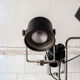 Floor lamp three lights by Luci Milano Anni '70