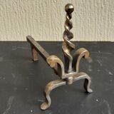 Pair of old bronze channels