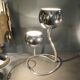 Flexible "snake eye balls" lamp by Goffredo Reggiani, chrome steel 1970s