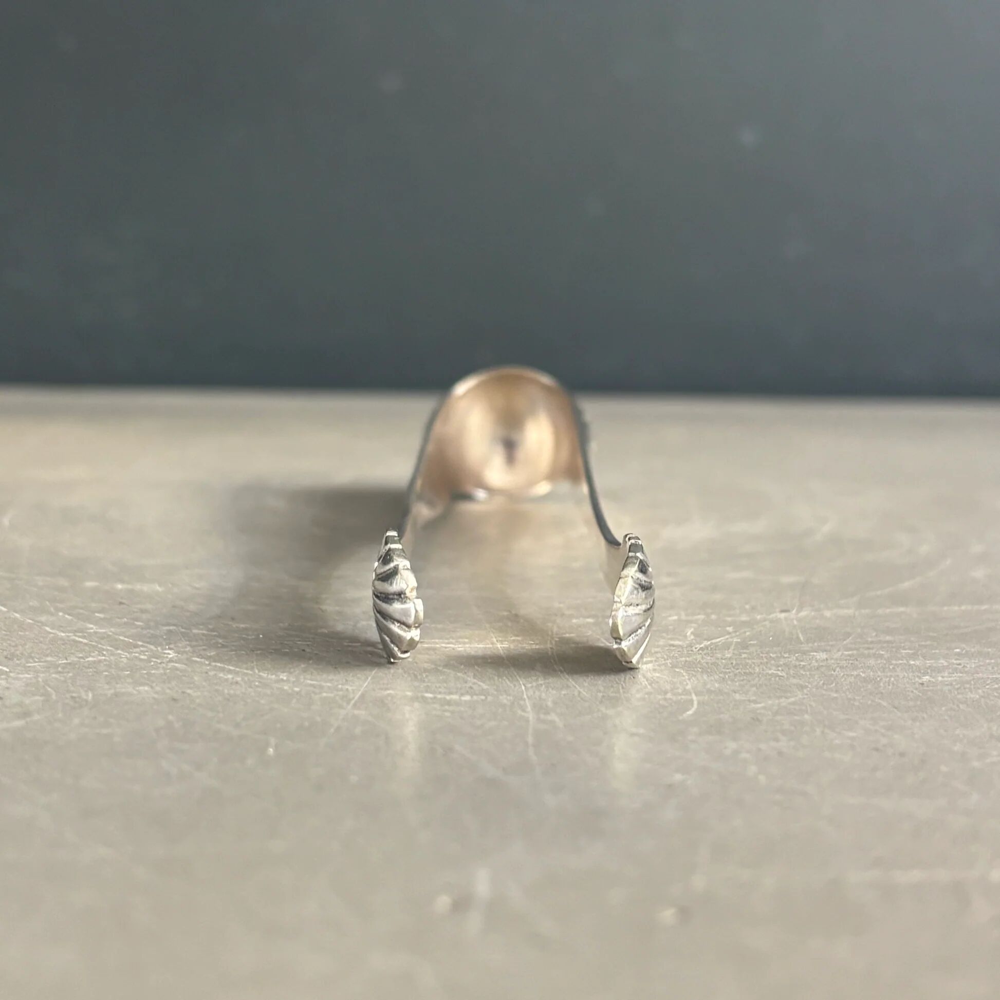 Silver-plated sugar tongs - 12.5 cm