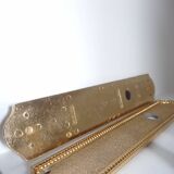Gold door handles