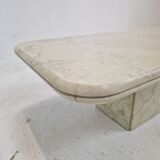 Table basse en marbre italien, années 1970