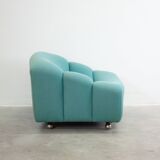 Chaise longue Artifort ABCD par Pierre Paulin (Sarcelle)