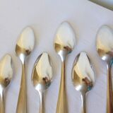 6 Apollo silver-plated soup spoons