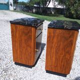 Pair of Art Deco style bedside tables