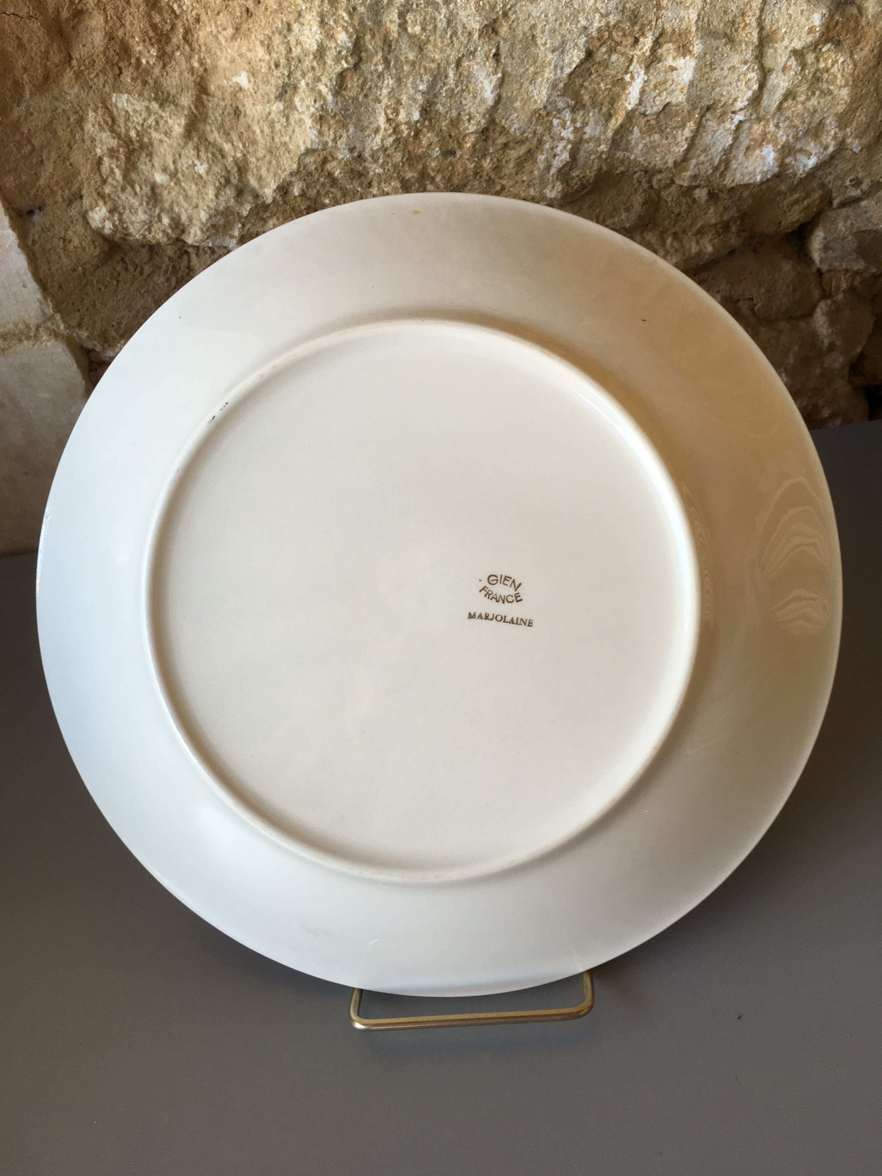 Gien marjoram model half-hollow earthenware dish