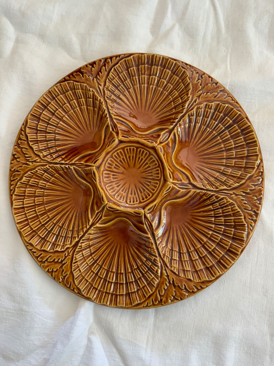 Assiette à coquillage