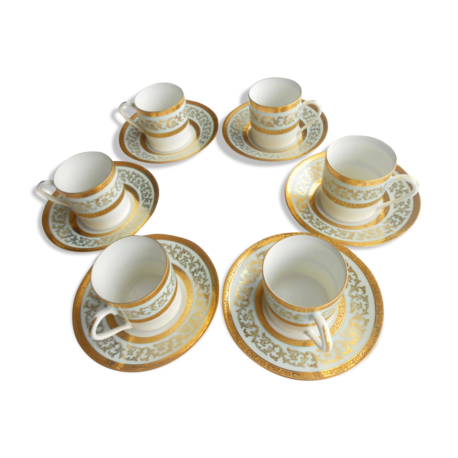 Set of 6 cups Limoges