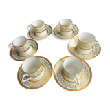Set of 6 cups Limoges