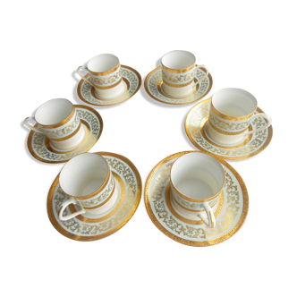 Set of 6 cups Limoges