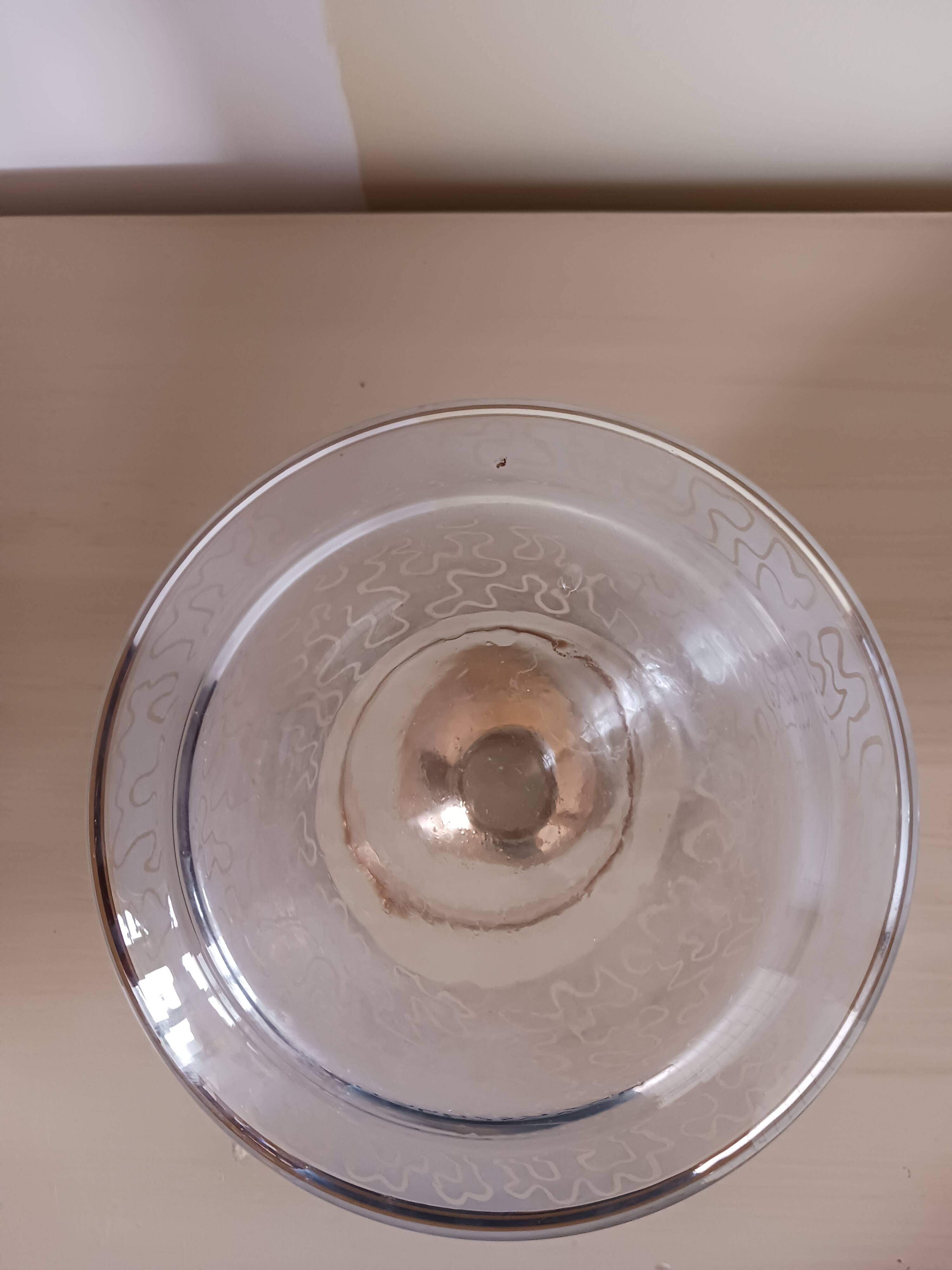 Antique carafe, made of glass.