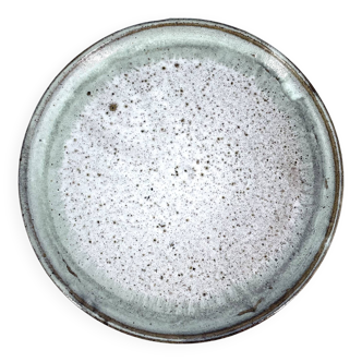 Plat à tarte en grès de la Vallée Noire, années 60