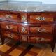 Commode  en marqueterie bois époque Louis XV estampillée Léonard Boudin