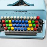 Scheidegger typomatic tms typewriter revised and new ribbon