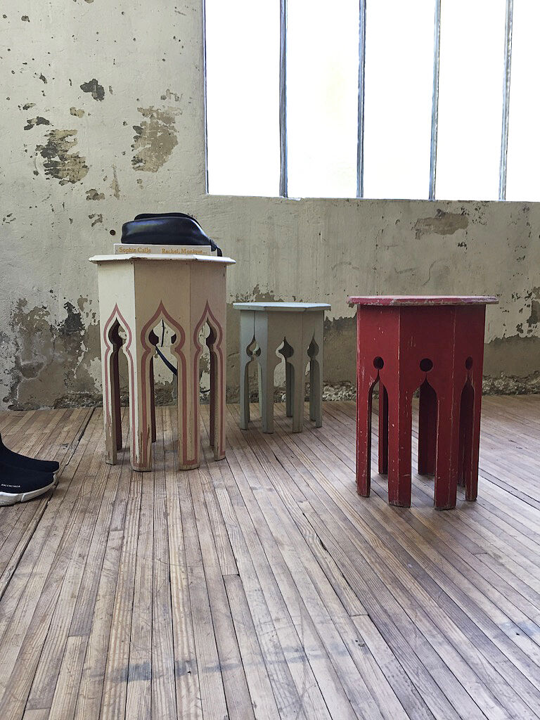 Moroccan stools, set of 3