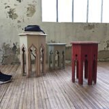 Moroccan stools, set of 3