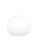 Suspension Menuett blanche par L. Schioler, Danemark 1972