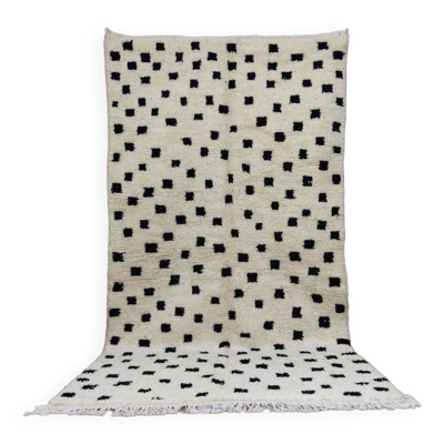 Tapis berbère laine fait main 255 x 138 cm