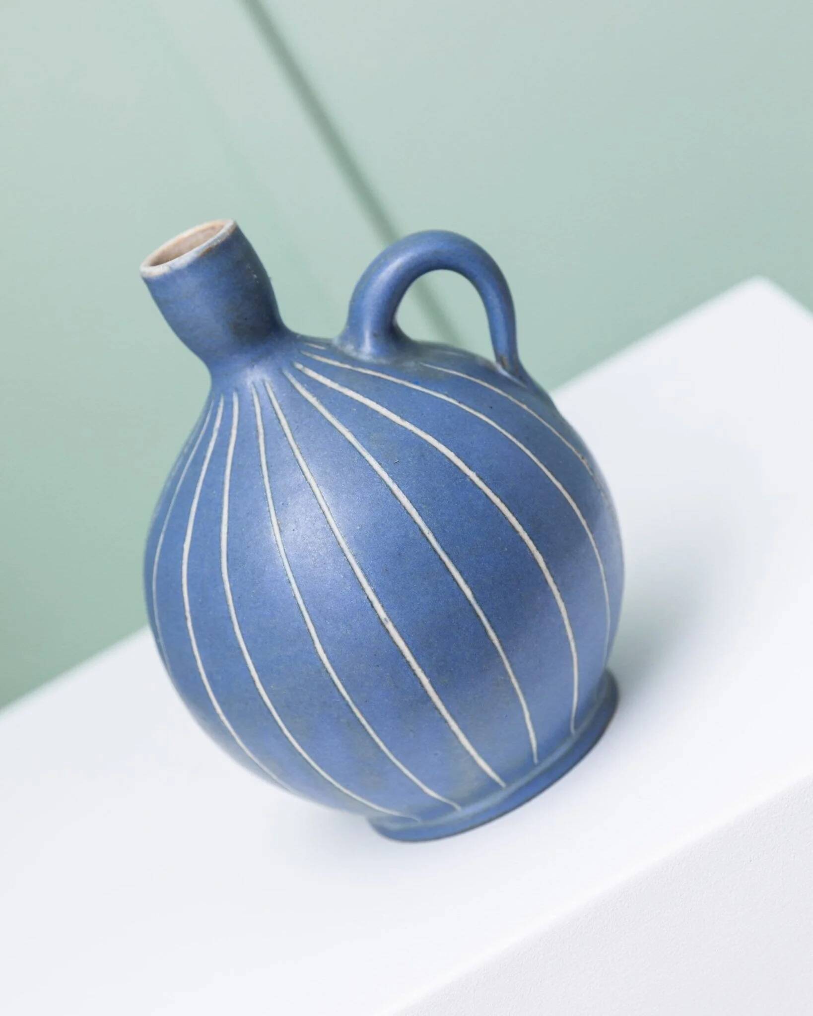 Vintage vase - Carl Fischer for PGH Bürgel - Mid-Century ceramic - 1960s