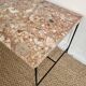 Rosso marble coffee table