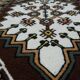 Tunisian Wool Rug Handmade in Traditional Anatolian Turkish Style