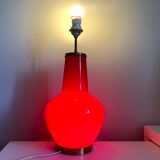Backlit red lamp foot 1980