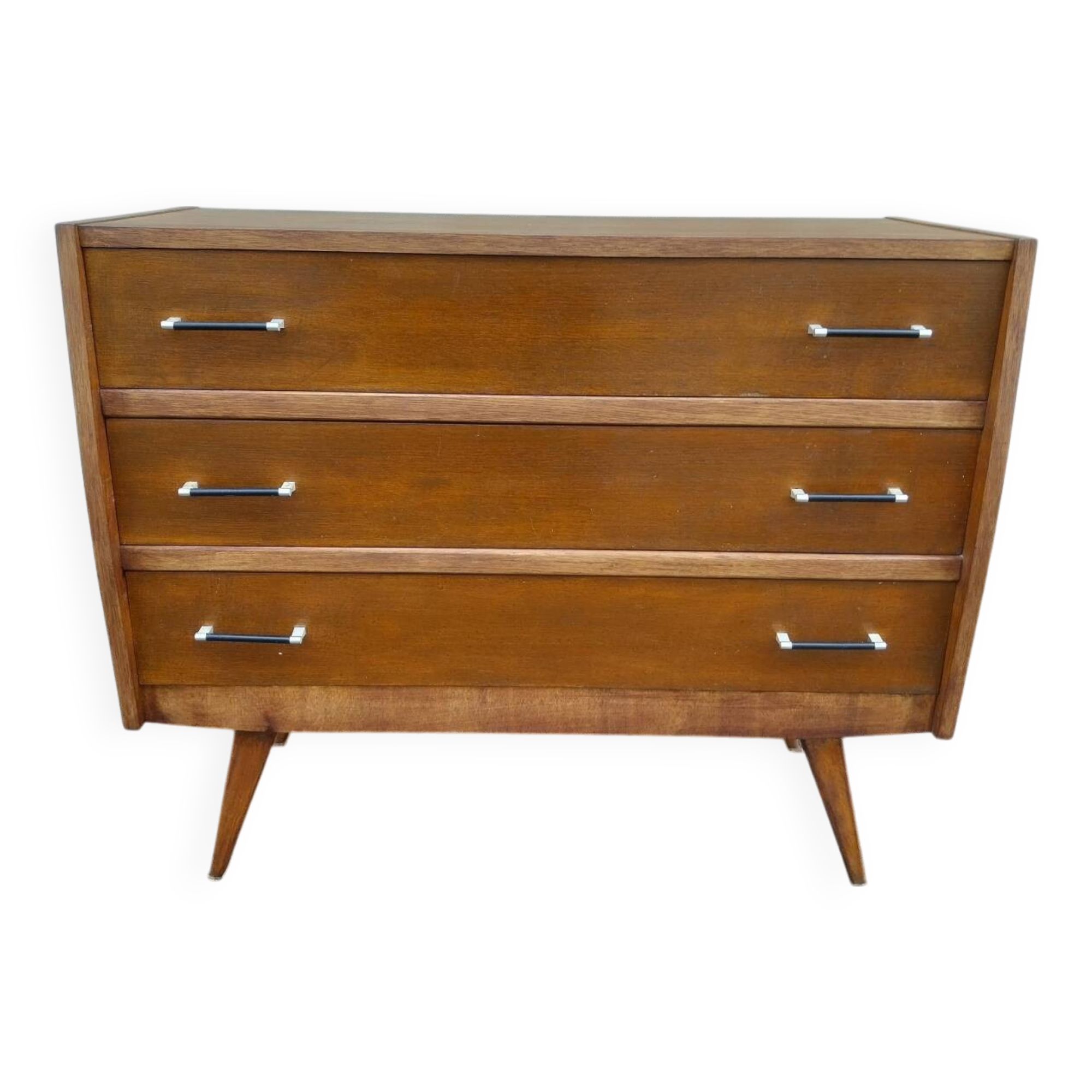 Compass foot chest of drawers