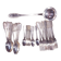 Silver-plated metal cutlery set ercuis in its gadroons model box
