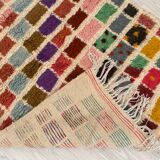 Handcrafted Moroccan Berber carpet 153 x 112 CM