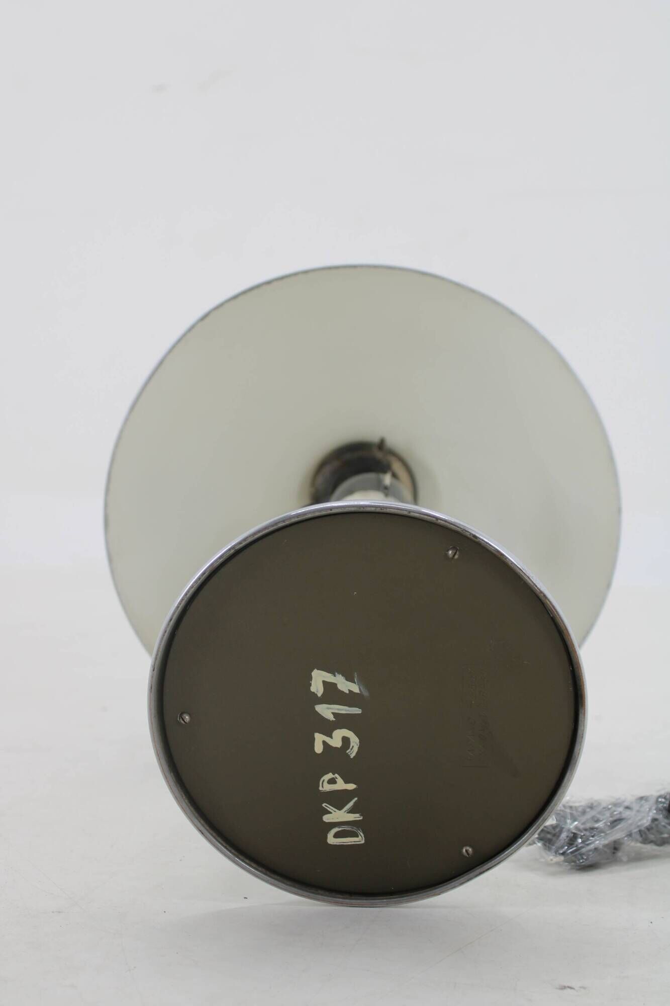 1930s Art Deco Chrome Plated Table Lamp , zechoslovakia