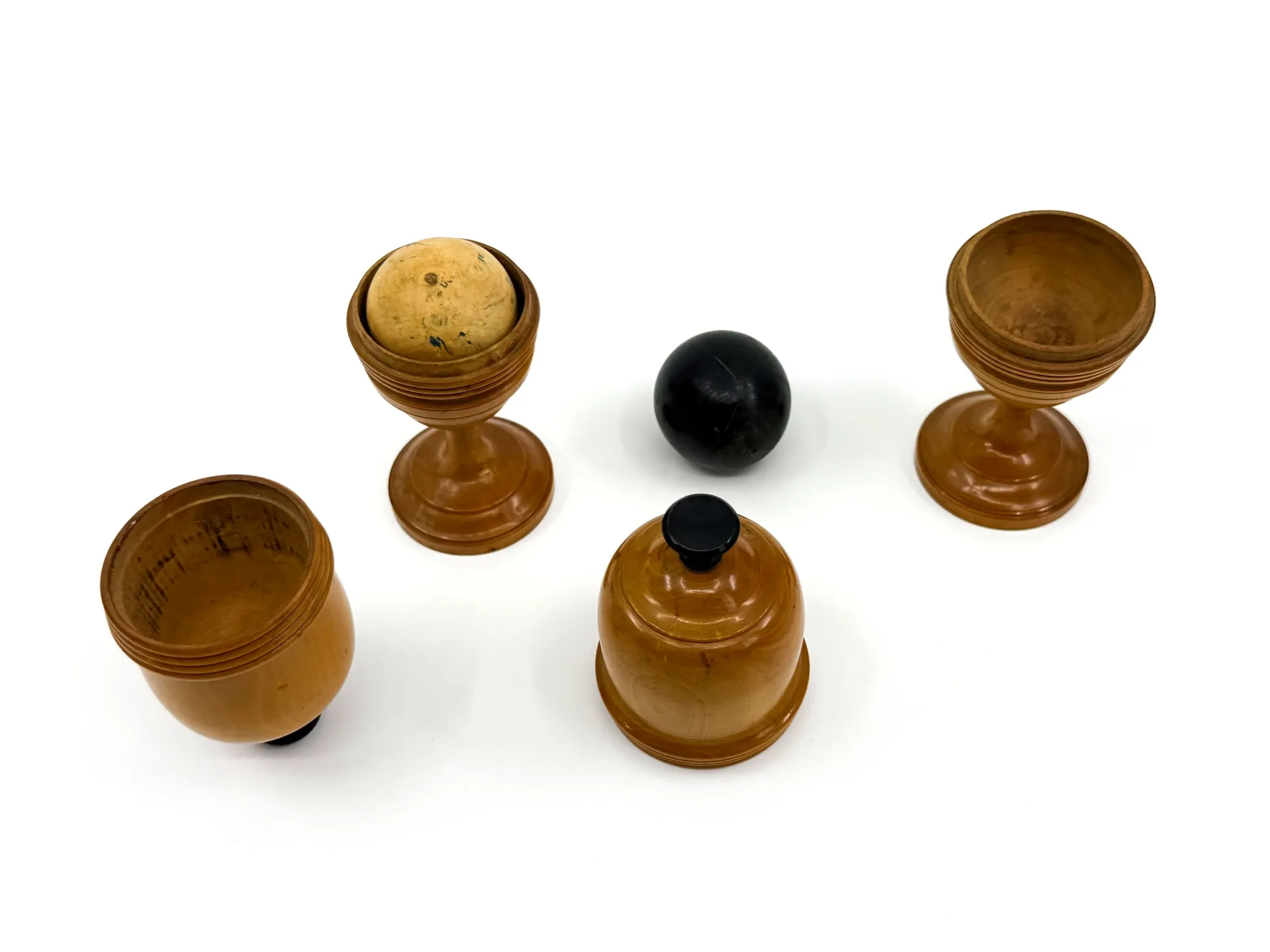 Magic trick vases • Turned boxwood • Napoleon III