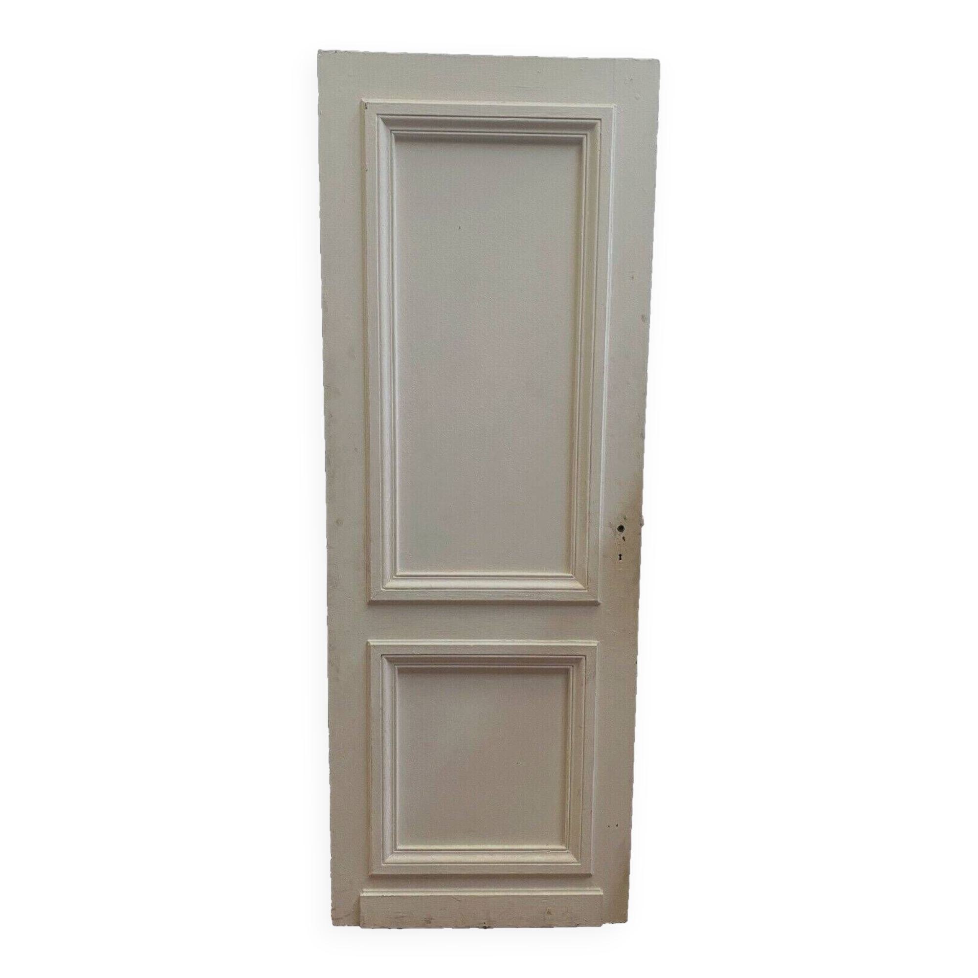 Double-sided passage door with two molded panels 20th century