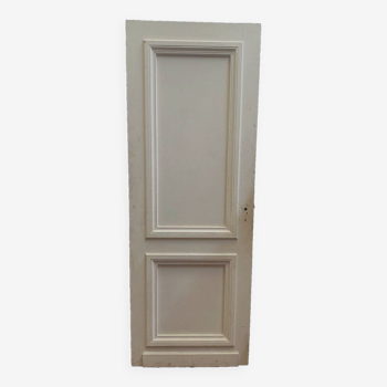 Double-sided passage door with two molded panels 20th century