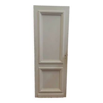 Double-sided passage door with two molded panels 20th century