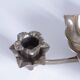 Bougeoir cendrier en forme de fleur