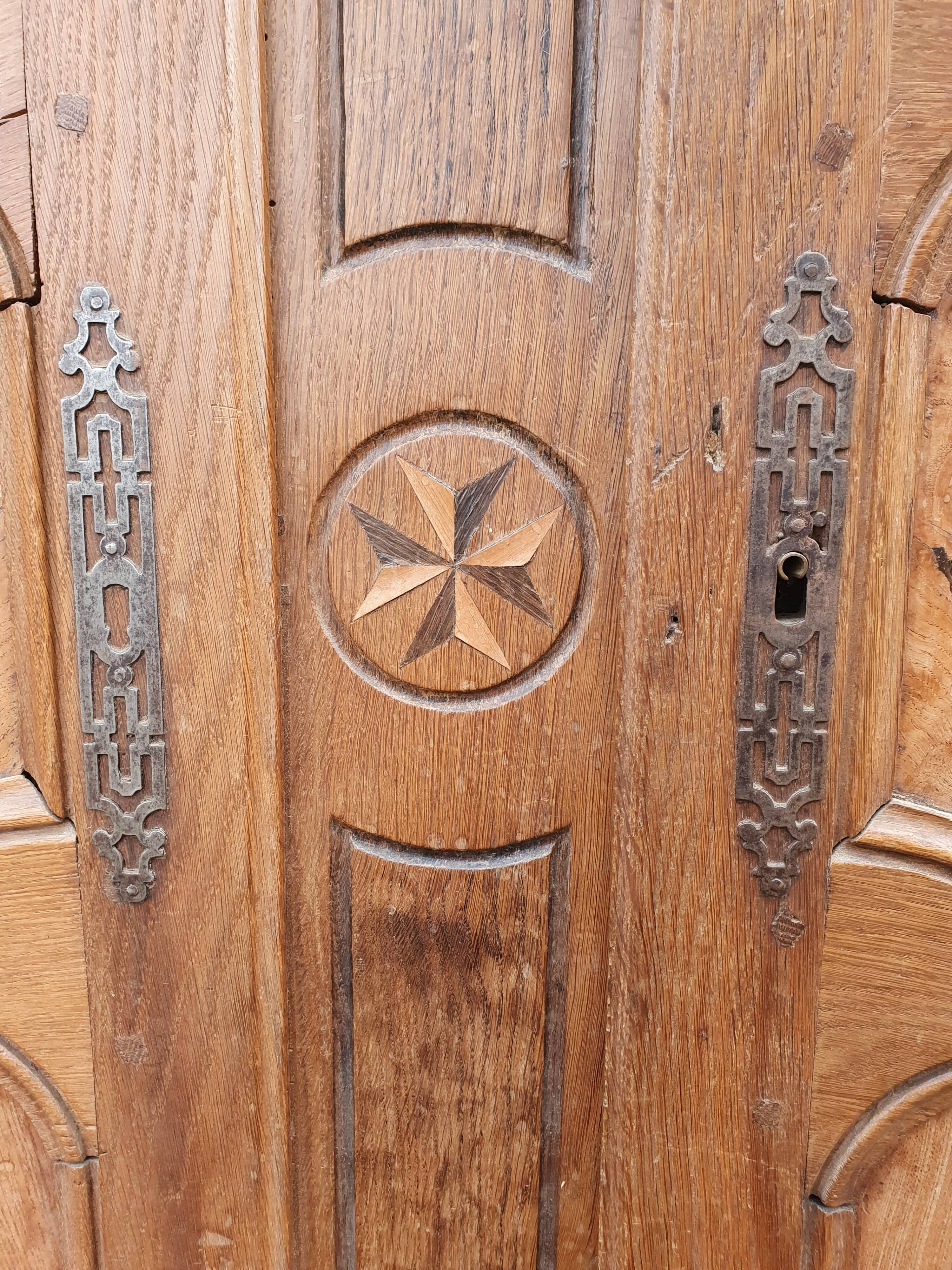 Old 18th century door pair