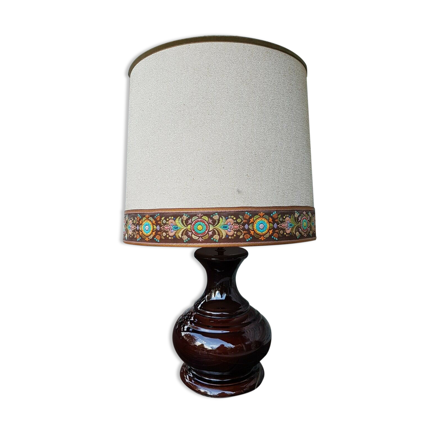 Vintage ceramic lamp 70s