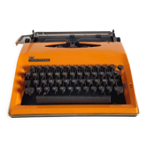 Vintage orange Triumph Adler Contessa typewriter